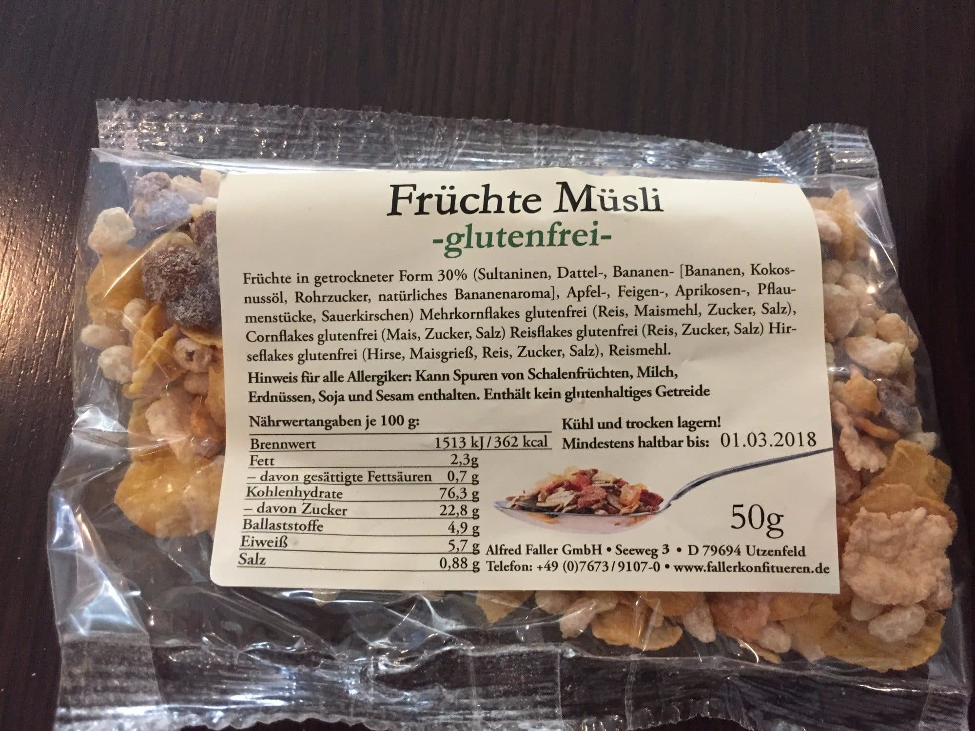 Open Food Facts Früchte Müsli packshot