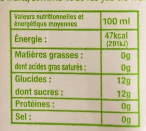 McDonald's Mon Jus de Pomme Bio packshot