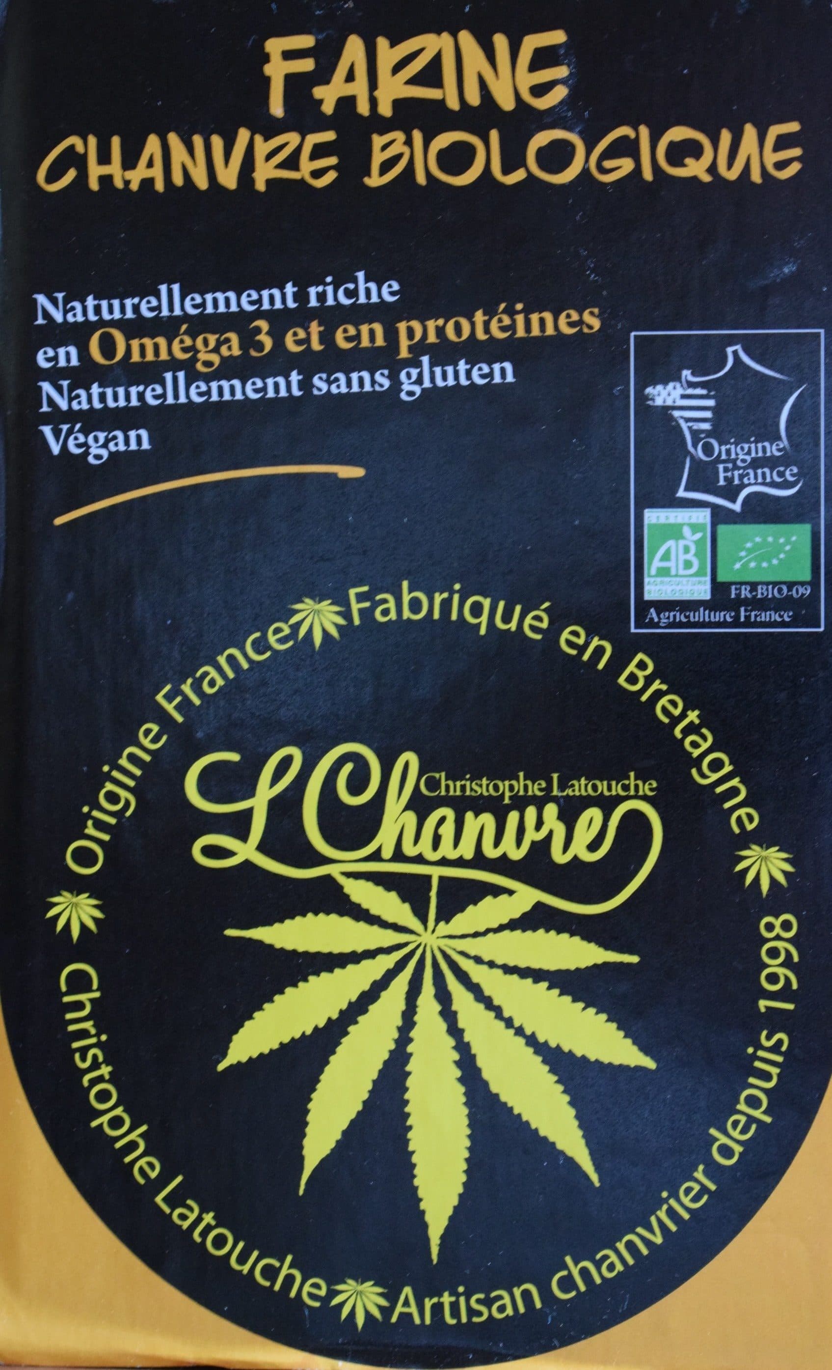 Lchanvre Farine de chanvre biologique packshot
