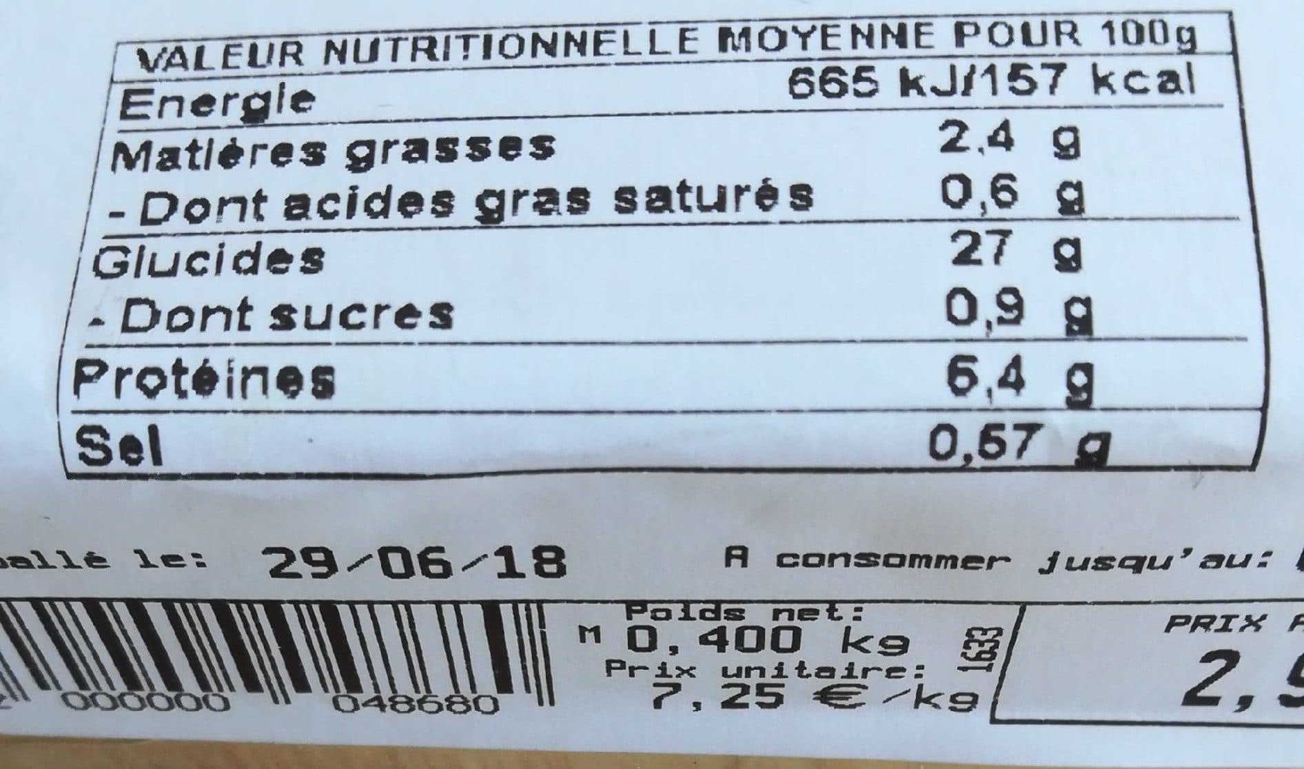 Leclerc Crêpe nature maison packshot