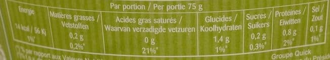 Quick La Petite Salade packshot
