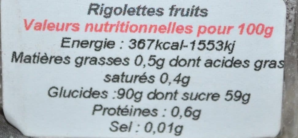 Les Rigolettes Nantaises Rigolettes Nantaises Fruits packshot