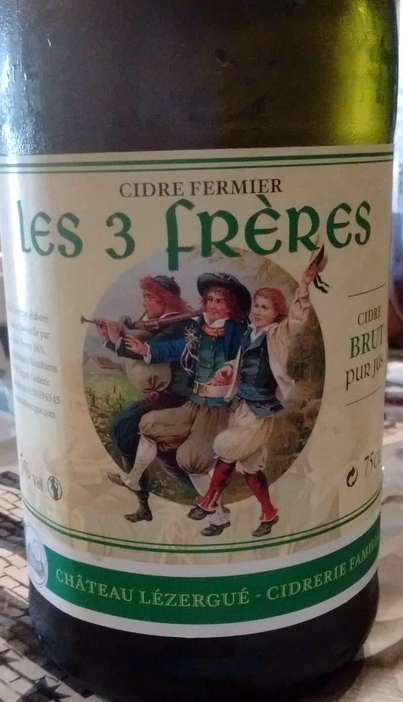 Château de Lezergué Les 3 Frères - Cidre Fermier Brut (5%) packshot