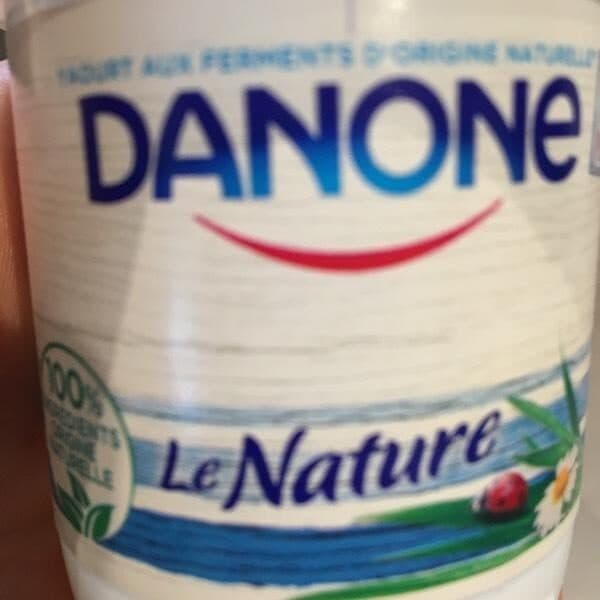 Danone Yaourt nature Danone packshot