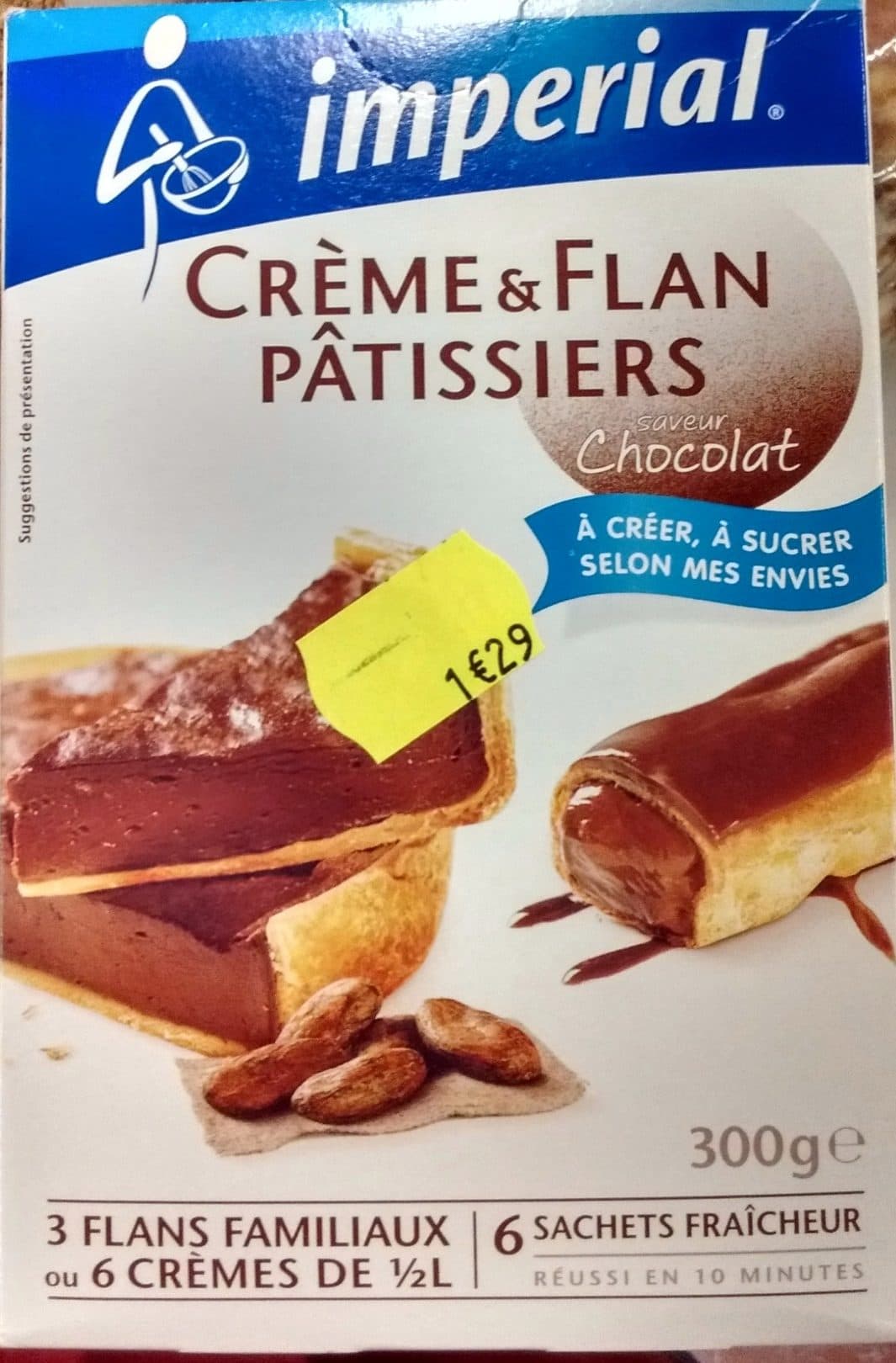 Imperial Crème & Flan Pâtissiers saveur Chocolat packshot