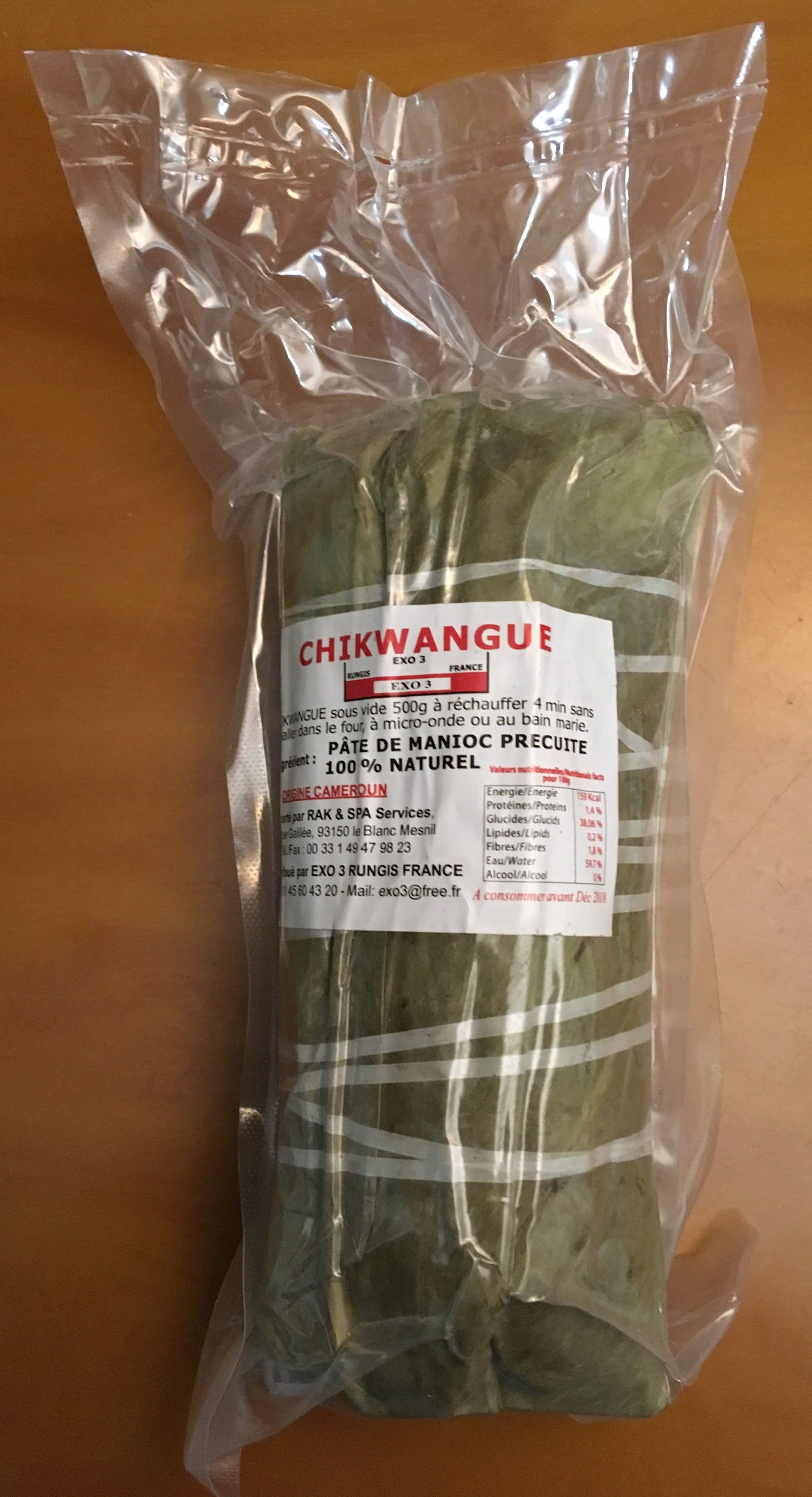 CHIKWANGUE Pâte de Manioc Précuite packshot
