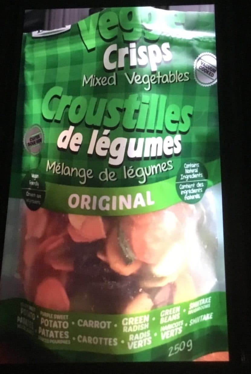 Vegge Crips Croustilles de légumes packshot
