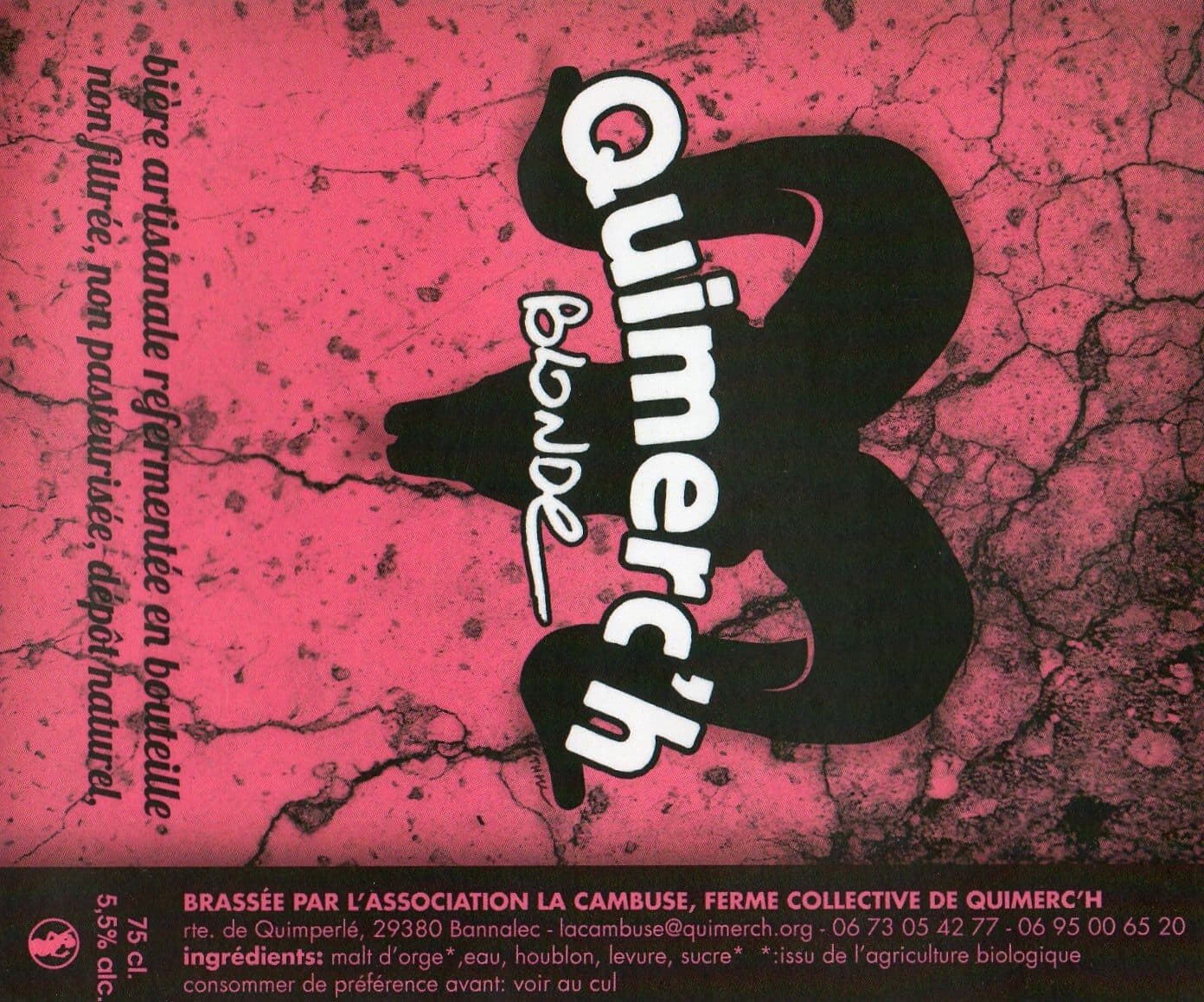 Ferme Collective de Quimerc'h Quimerc'h Blonde (5.5%) packshot