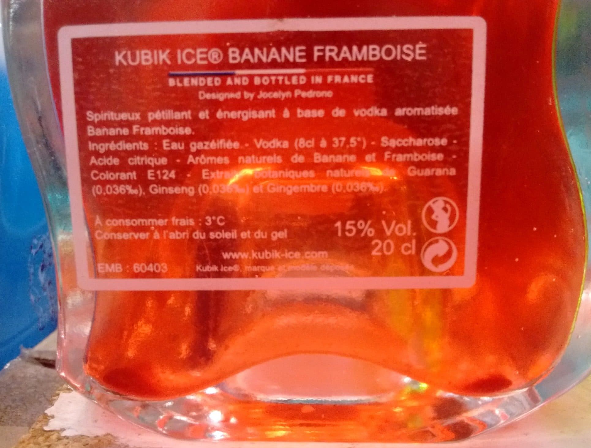 Kubic Ice Kubic Ice Banane Framboise packshot