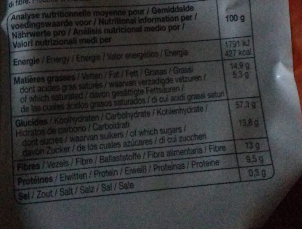 priméal crunchly chocolat coco et quinoa (priméal) packshot