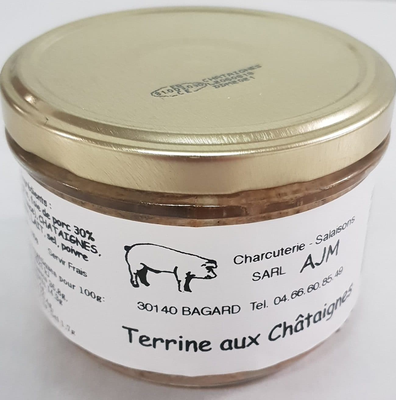 AJM TERRINE AUX CHÂTAIGNES packshot