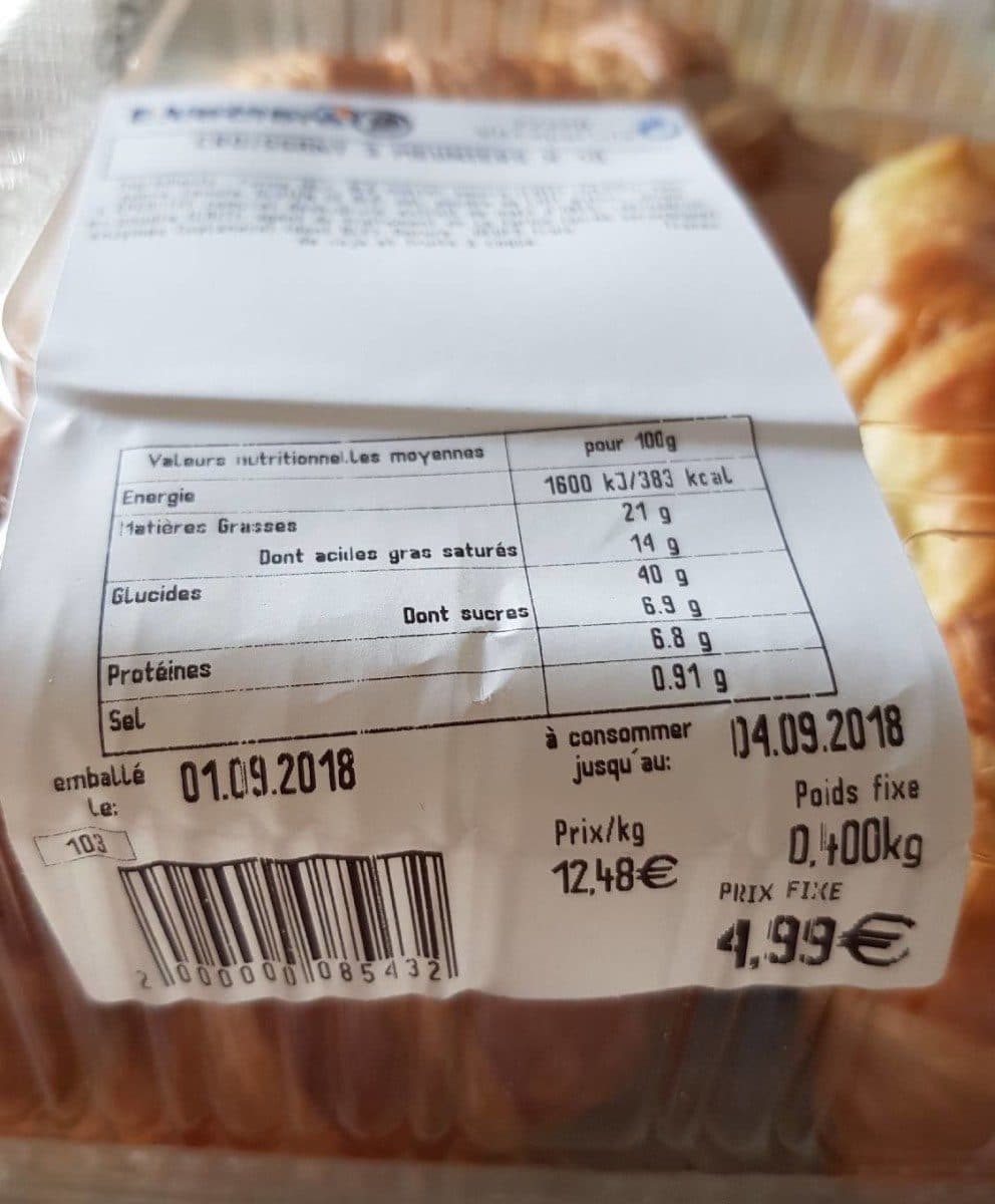 Leclerc Croissant 3 meuniers ×10 packshot