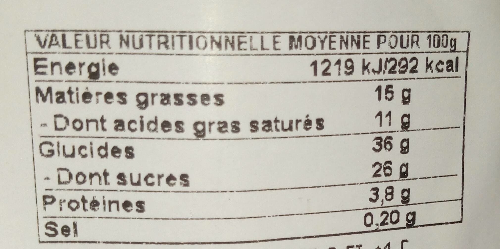 Open Food Facts Entremet 2 chocolat packshot