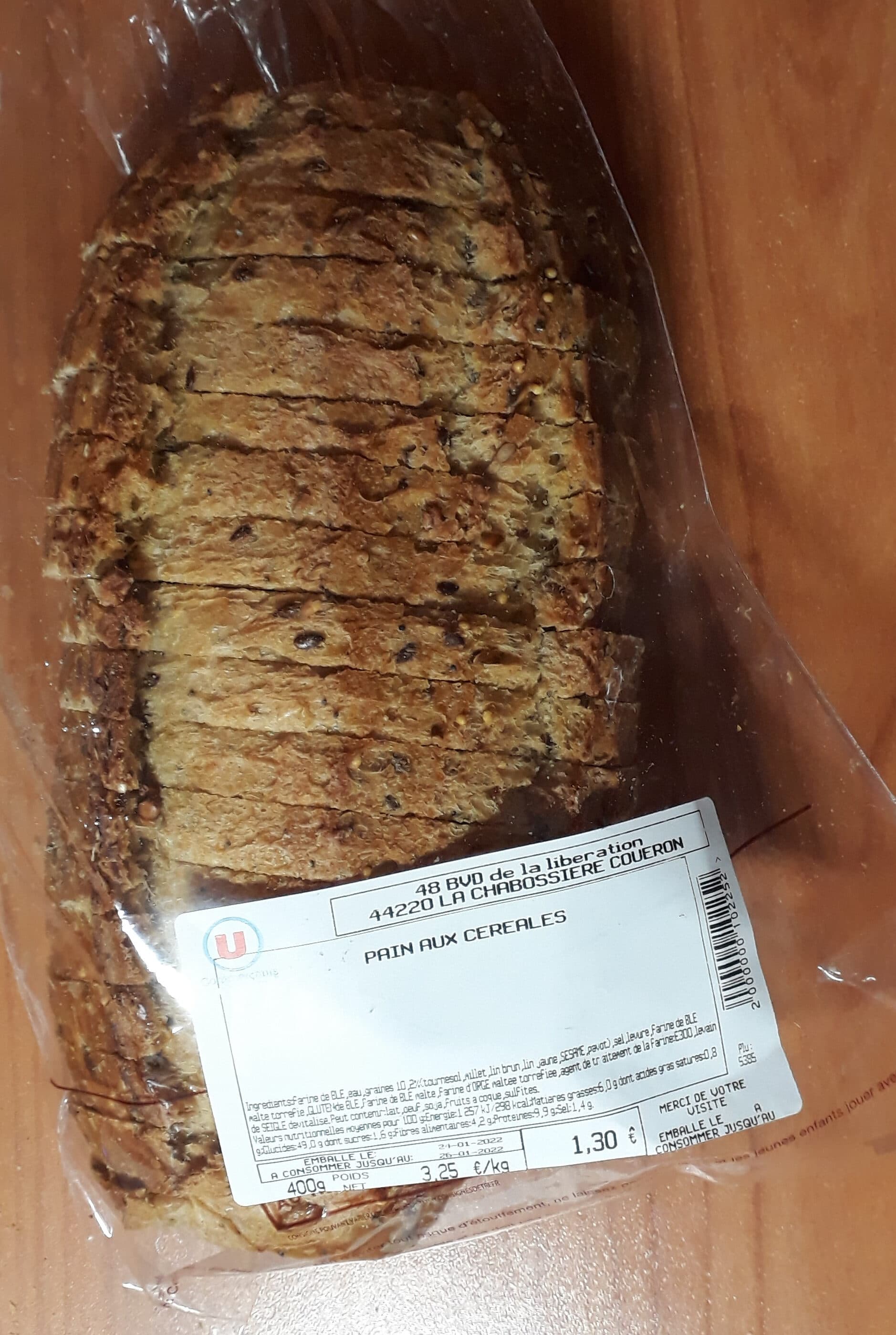 U Pain aux Céréales packshot