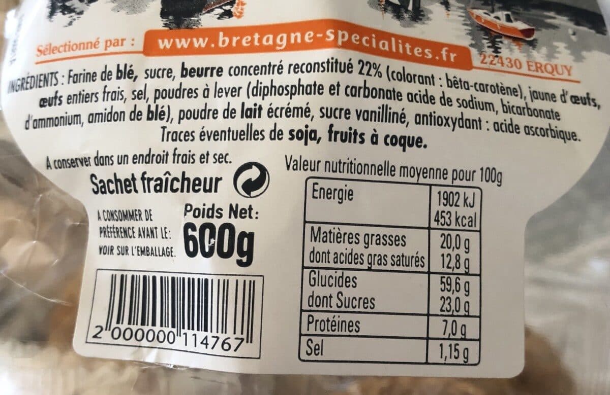 MAISON DELAUNAY Galettes pur beurre packshot