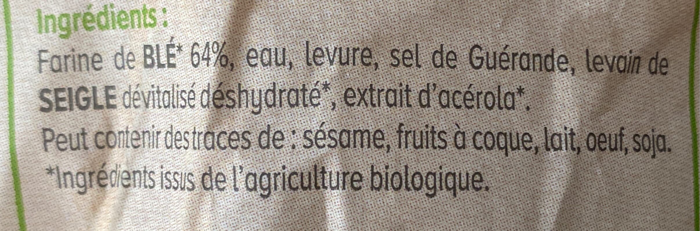 U Bio Baguette packshot