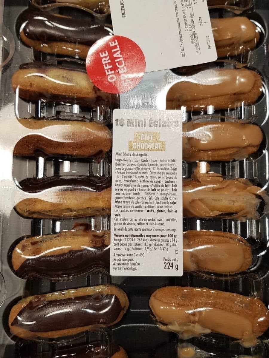 Open Food Facts 16 mini eclairs packshot