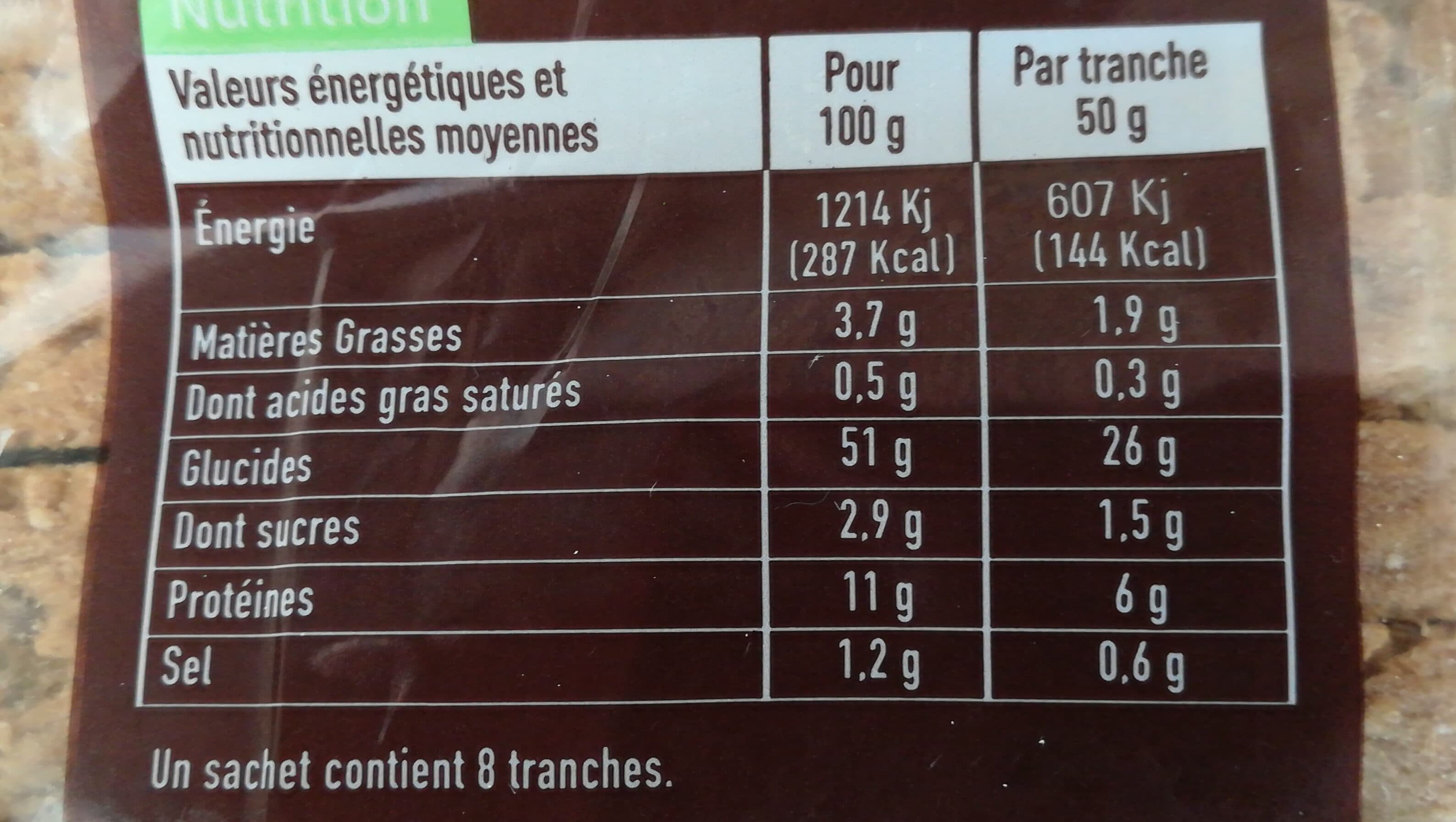 Les Pavés du Fournil Pain Multi Céréales packshot