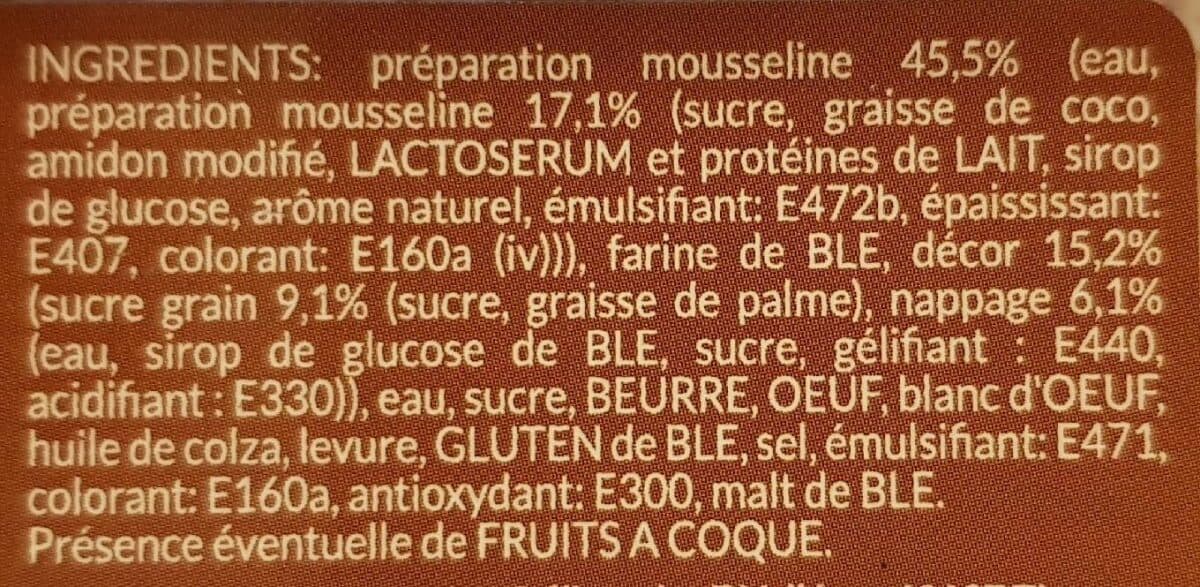 Open Food Facts 6 mini tropéziennes pralinés packshot