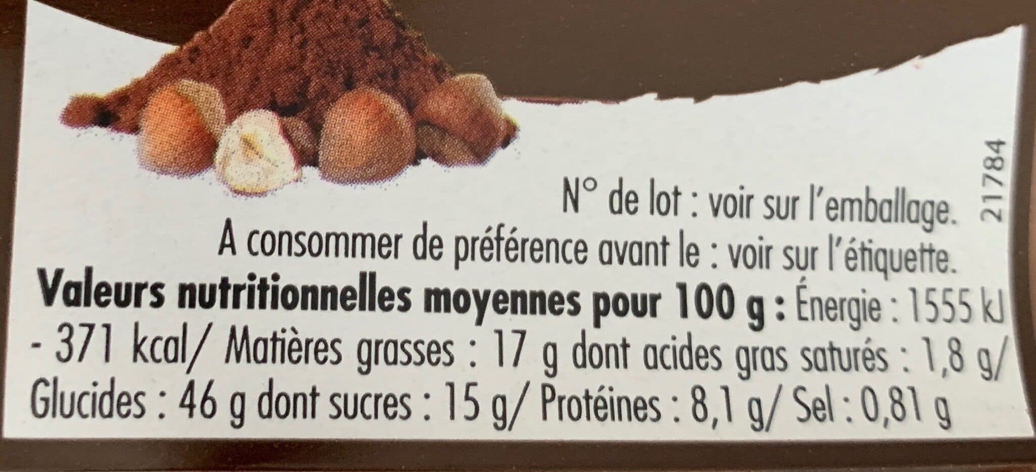 Open Food Facts Beignet chocolat noisette packshot