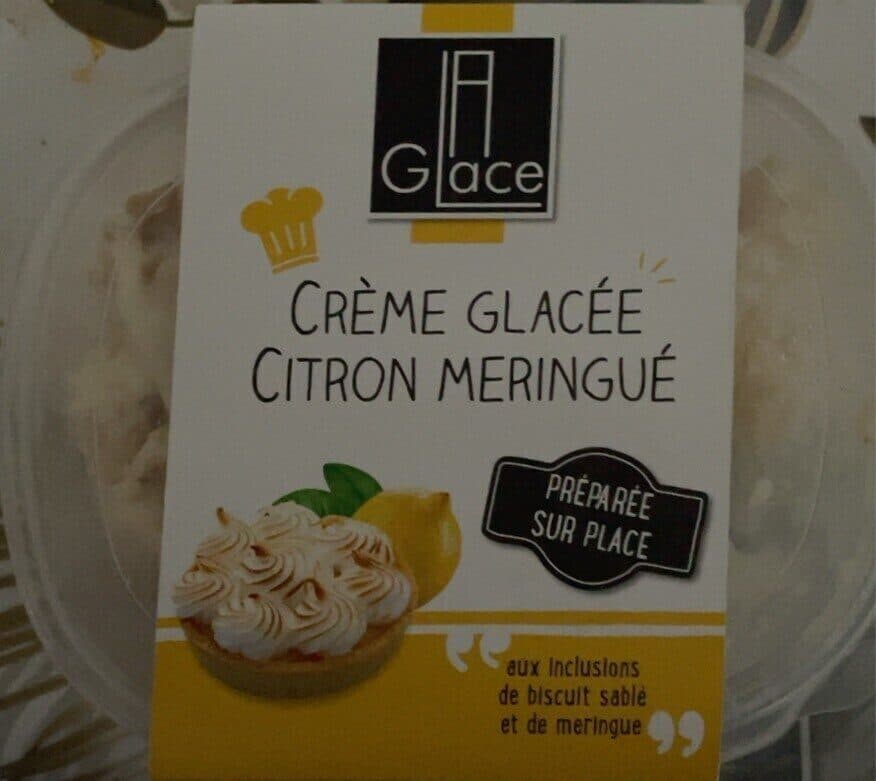 Open Food Facts Creme Glacee citron meringué U packshot