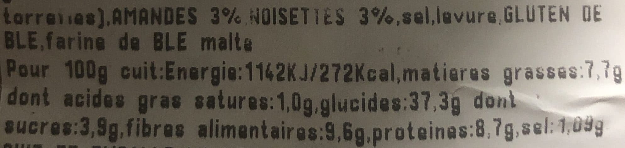 Super U Pain pavé céréales amandes noisettes packshot