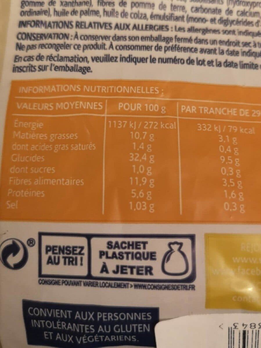 Open Food Facts Pain céréales sans gluten packshot