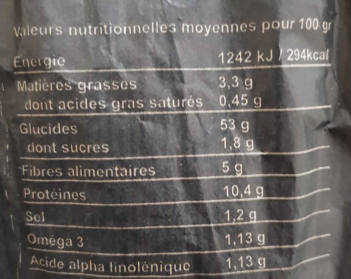 Open Food Facts Baguette Millavoise 6 céréales packshot