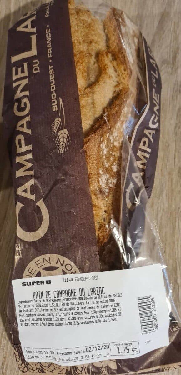 Open Food Facts Pain de campagne du larzac packshot
