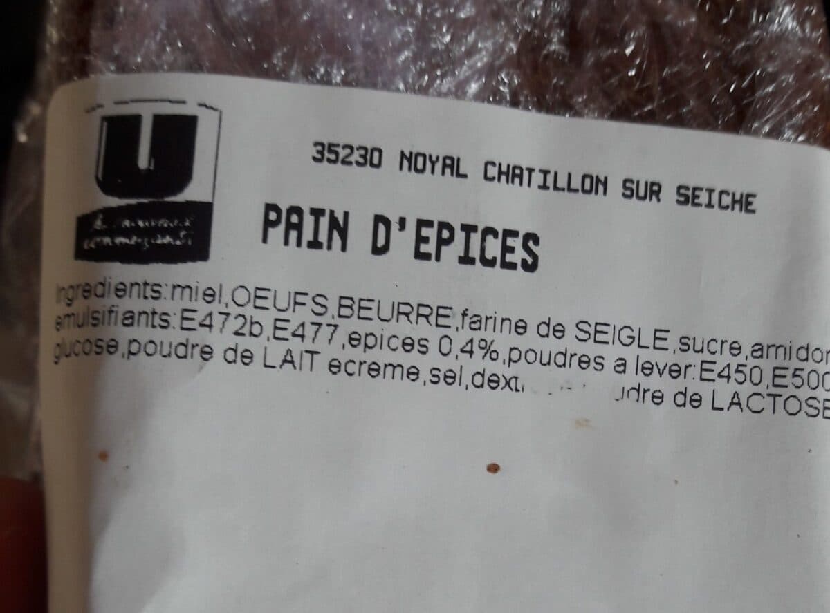 Open Food Facts Pain d'épices packshot