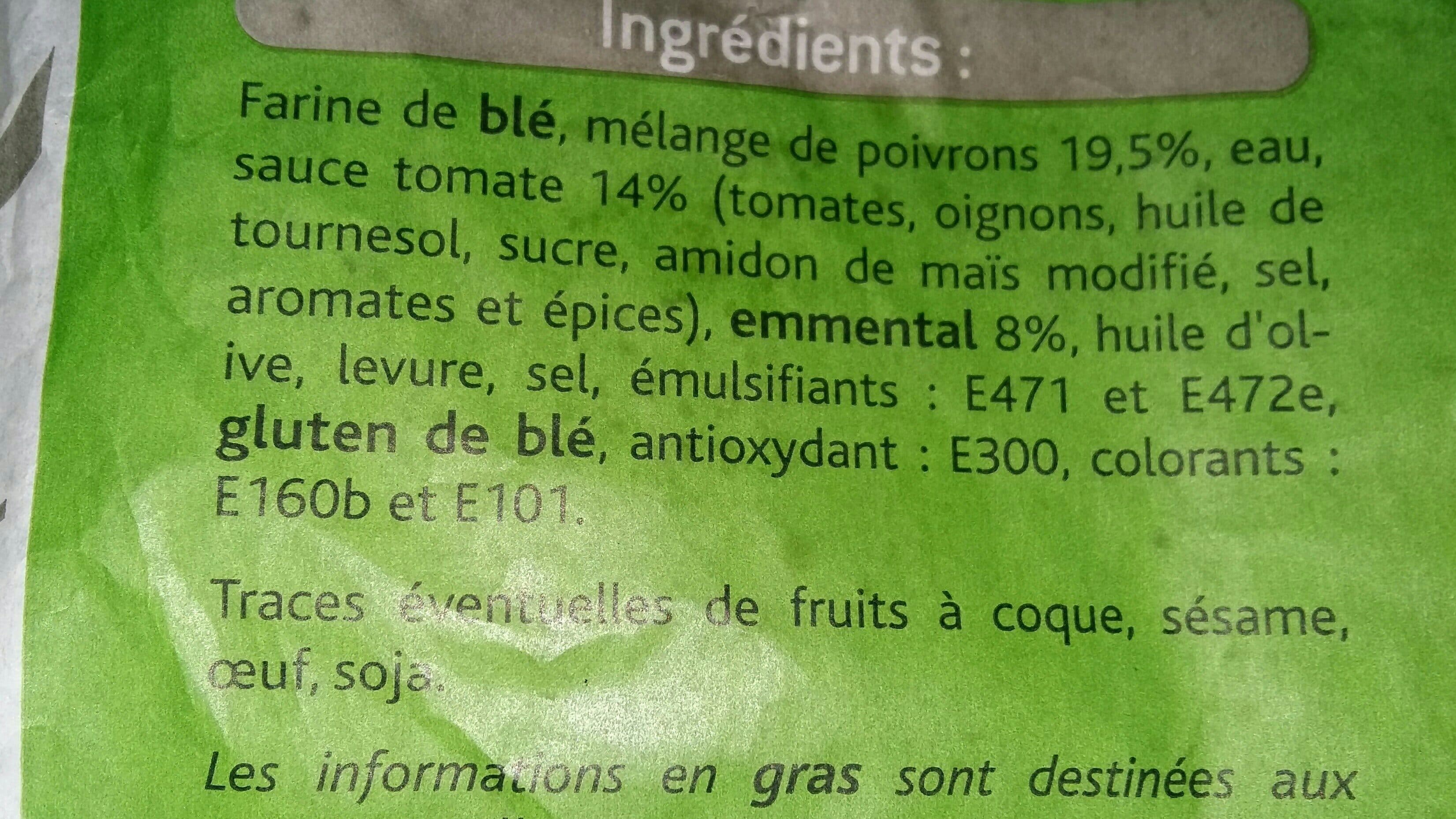 U Gourmande aux poivrons packshot