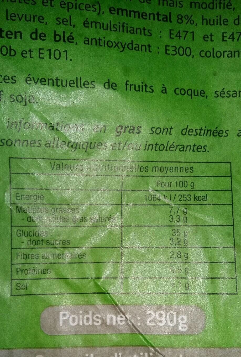 U Gourmande aux poivrons packshot