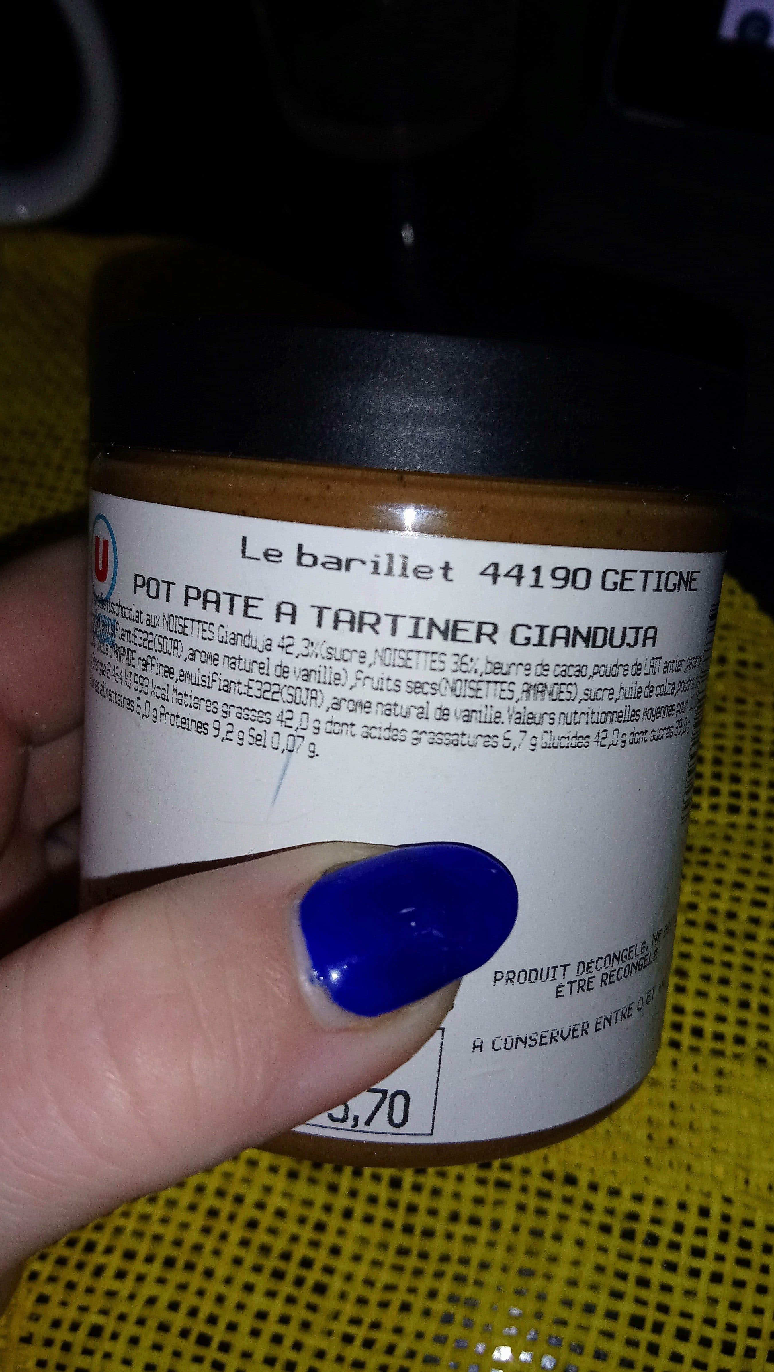 U Pate a tartiner gianduja packshot