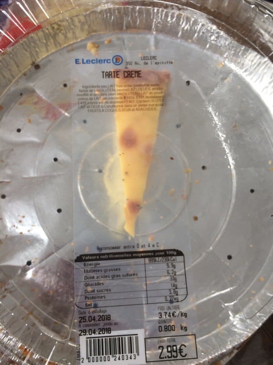 Open Food Facts Flan packshot