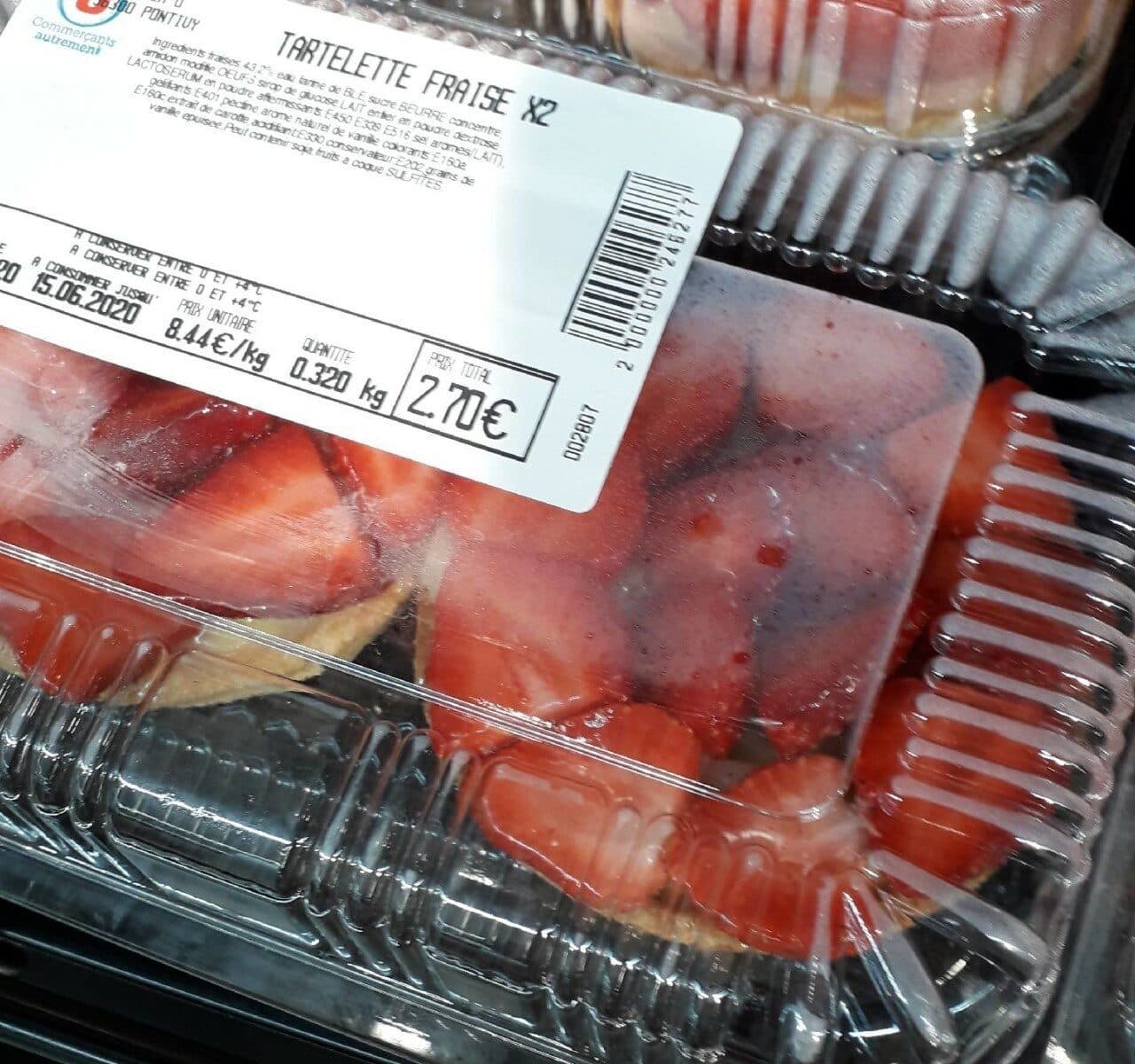 Open Food Facts Tartes au fraises packshot