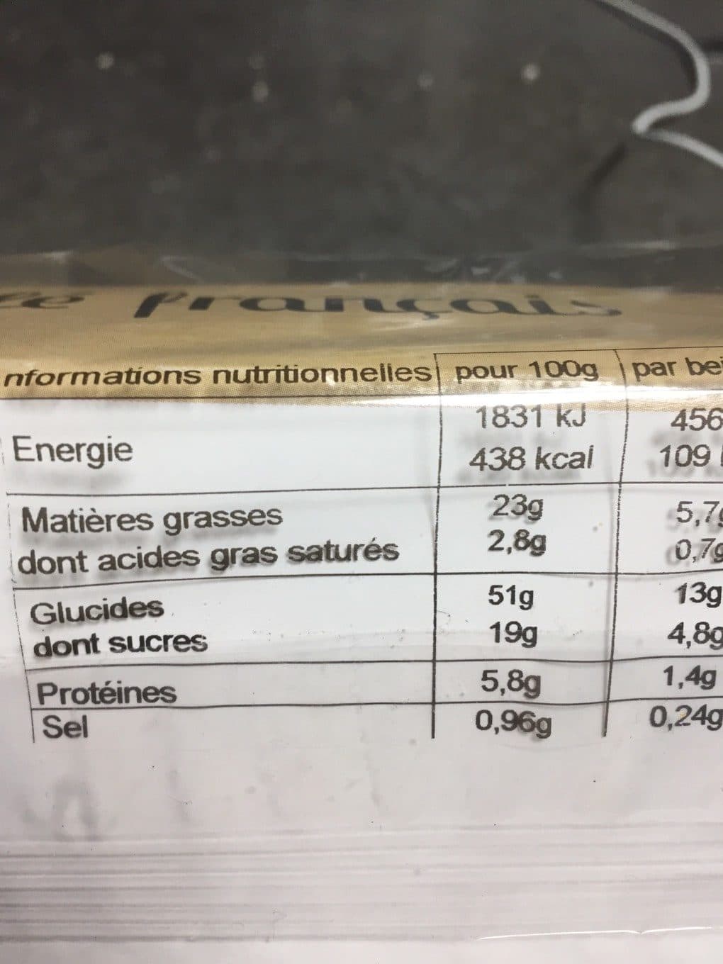 U Beignet au chocolat et noisette packshot
