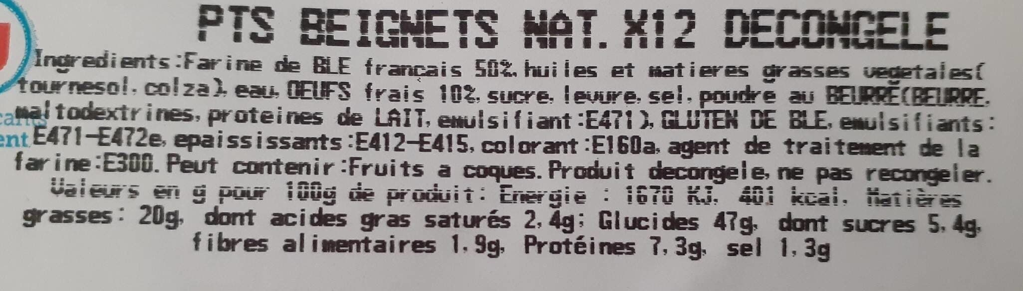 Open Food Facts Petits beignets nature packshot