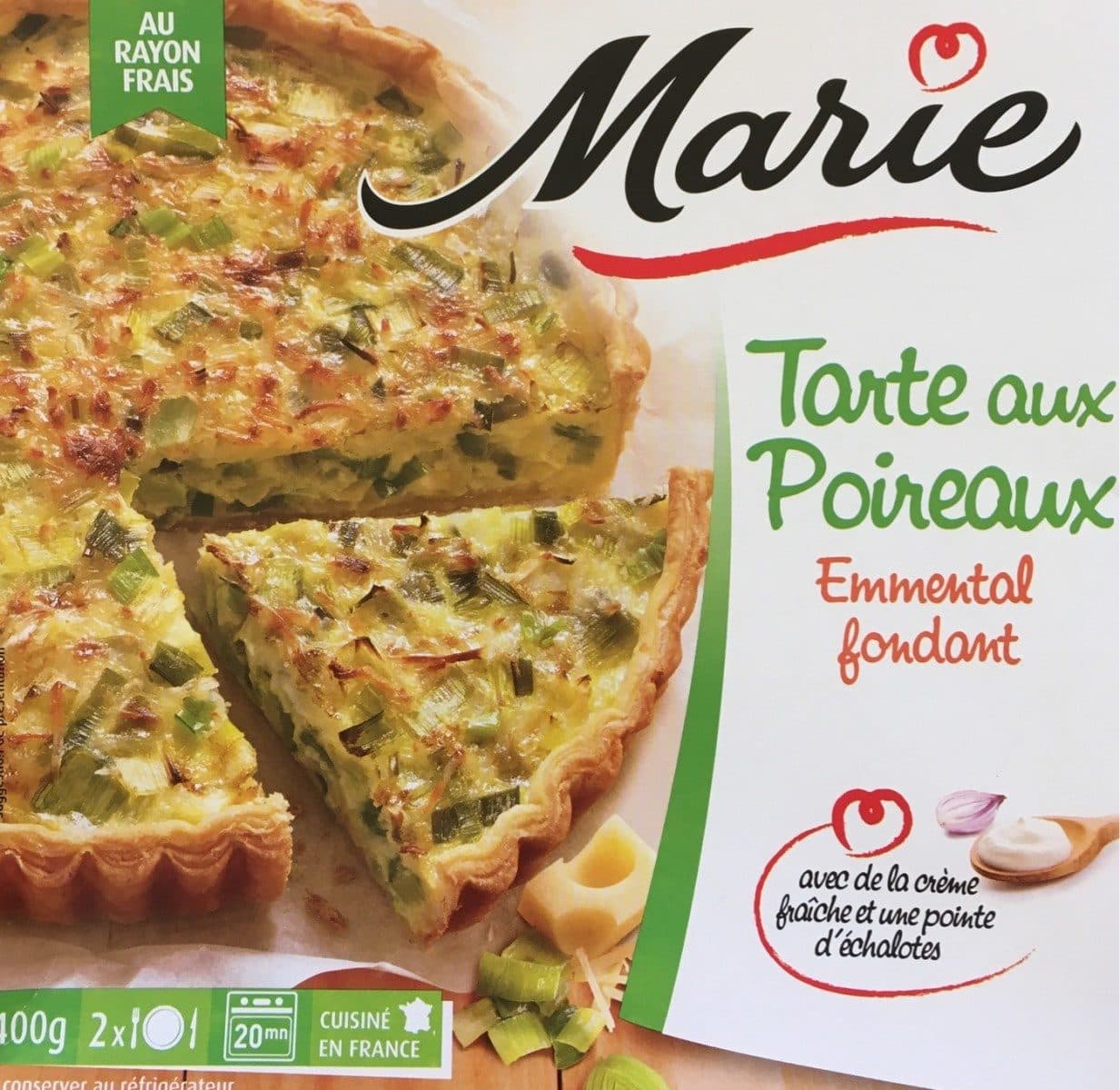 Open Food Facts Tarte aux poireaux packshot