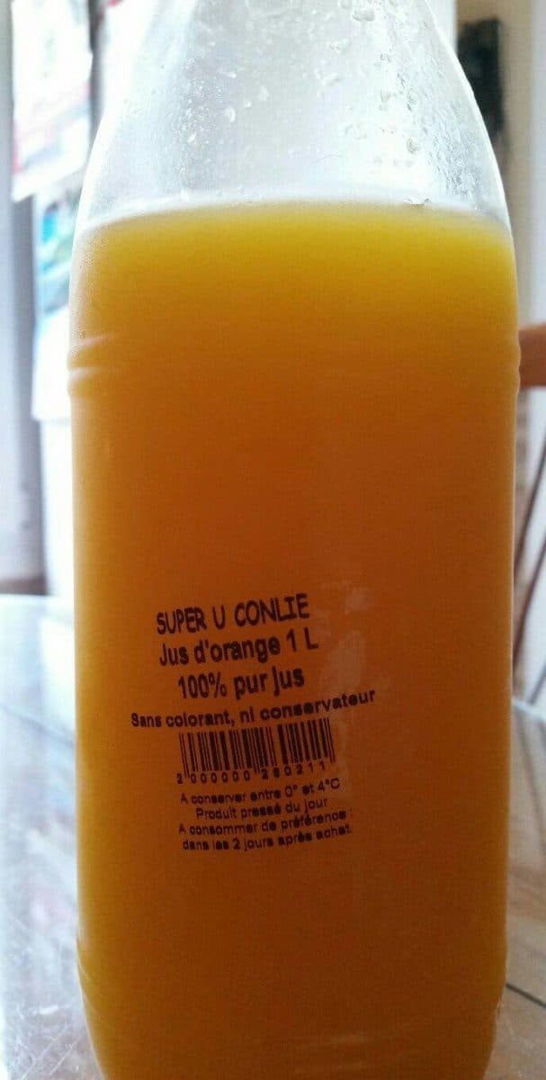 Open Food Facts Jus d'oranges frais packshot