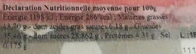 Open Food Facts Entremets croustillant framboise packshot