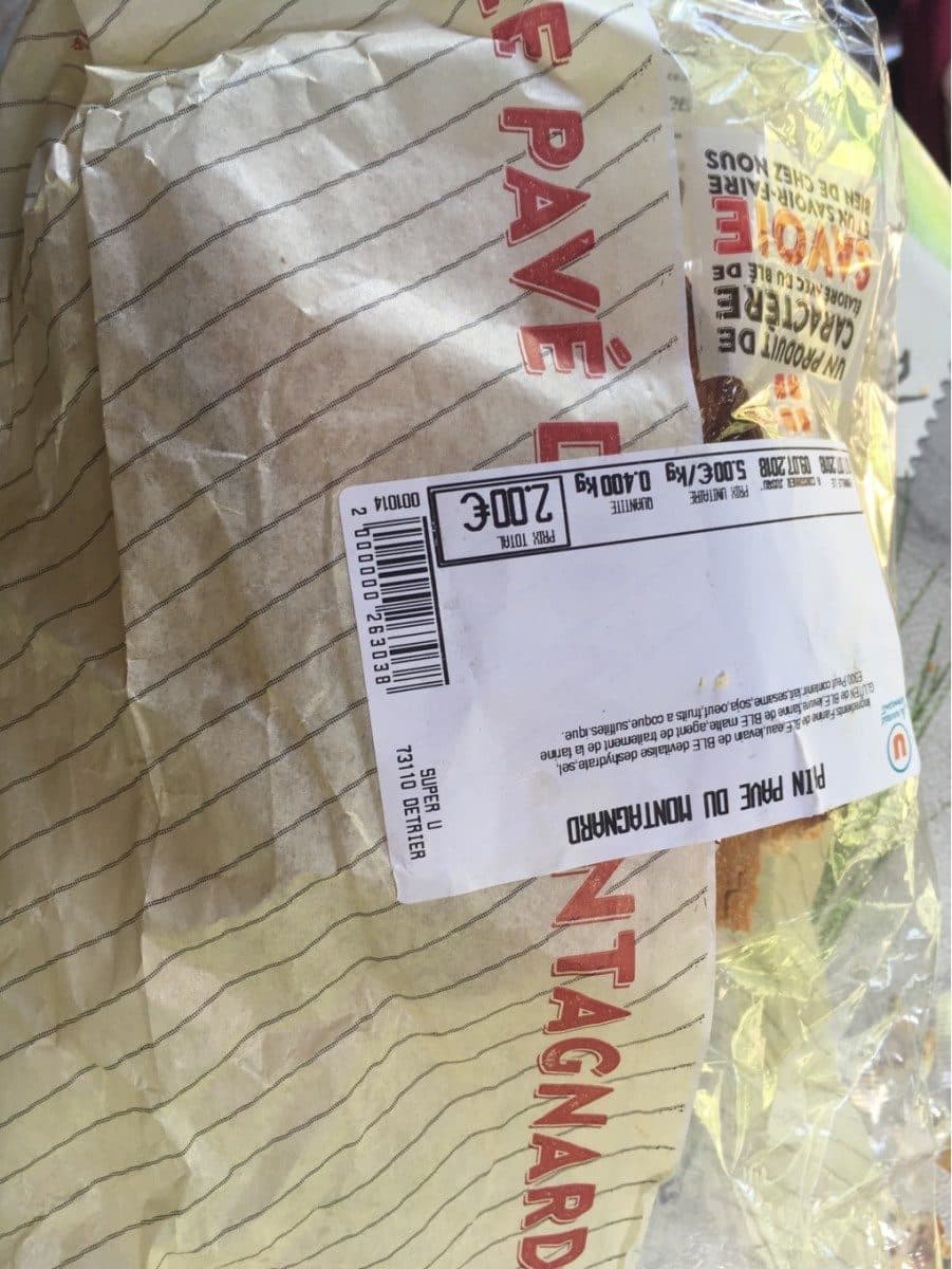 Open Food Facts Le pavé du montagnard packshot