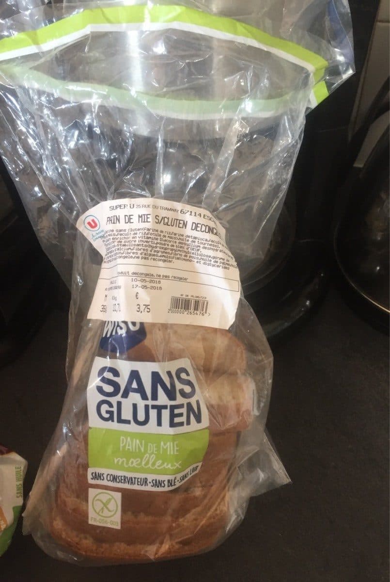Open Food Facts Pain de mie sans gluten packshot