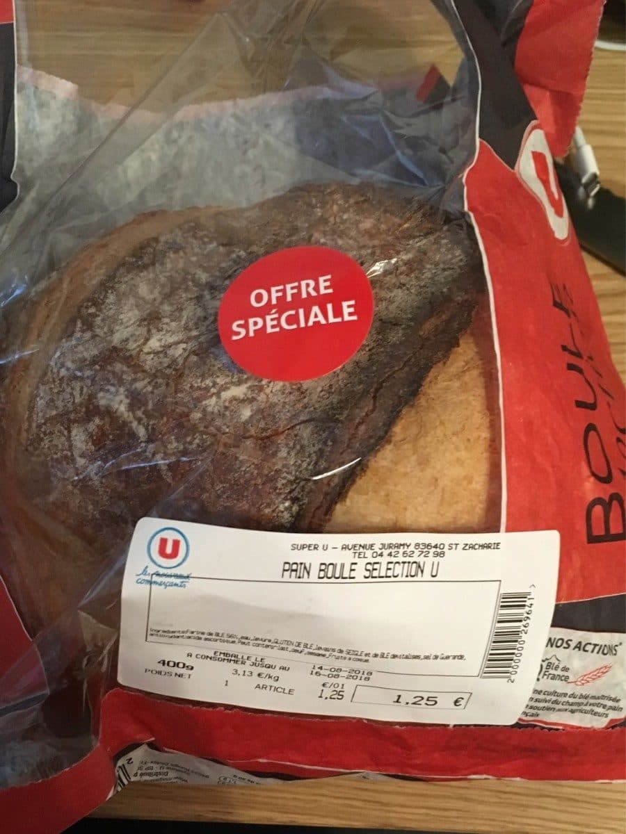 Open Food Facts Pain boule selection U packshot