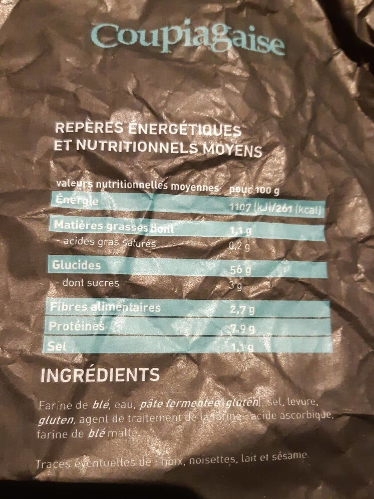 Open Food Facts Pain packshot