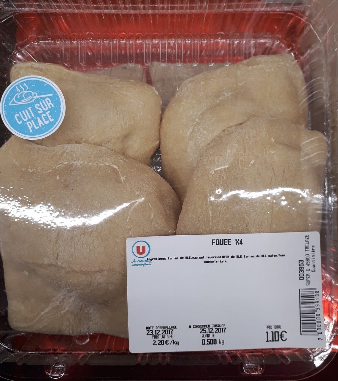 Super U Fouées packshot