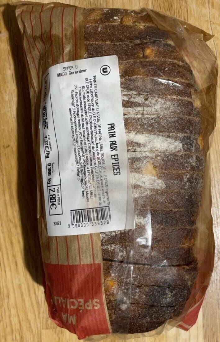 U Pain aux epices packshot