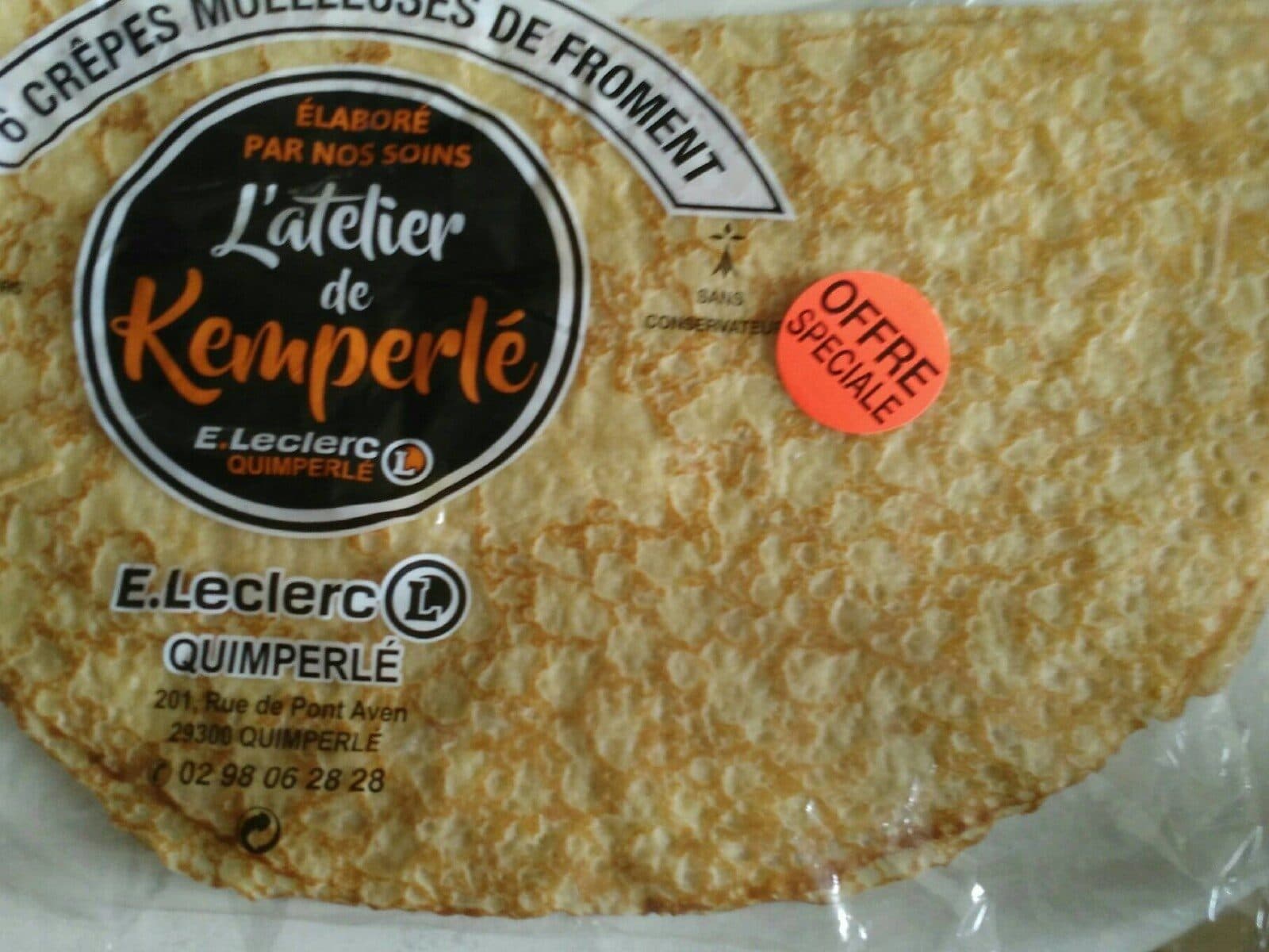 Open Food Facts Crêpes packshot