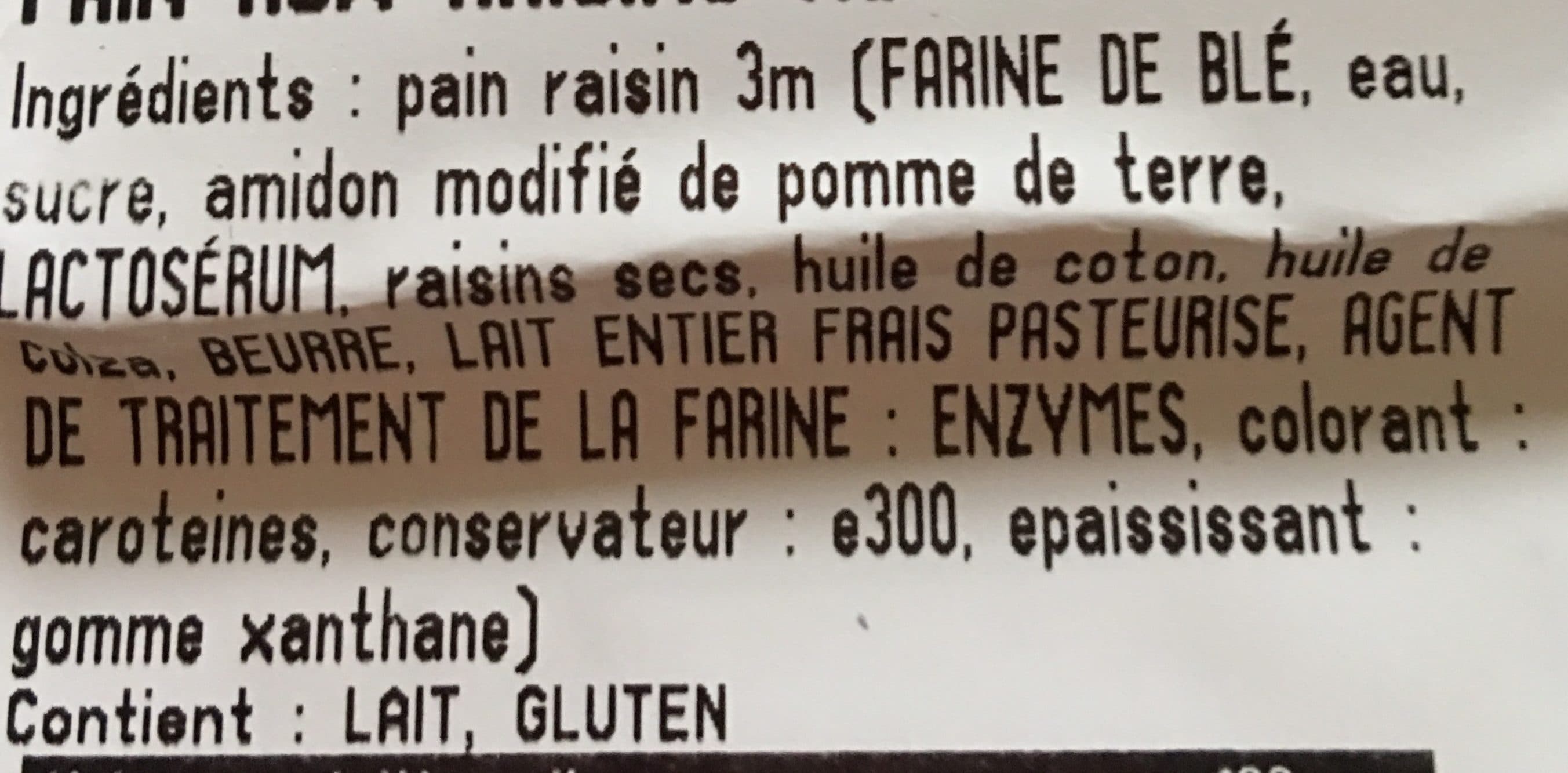 Leclerc Pain aux raisins packshot