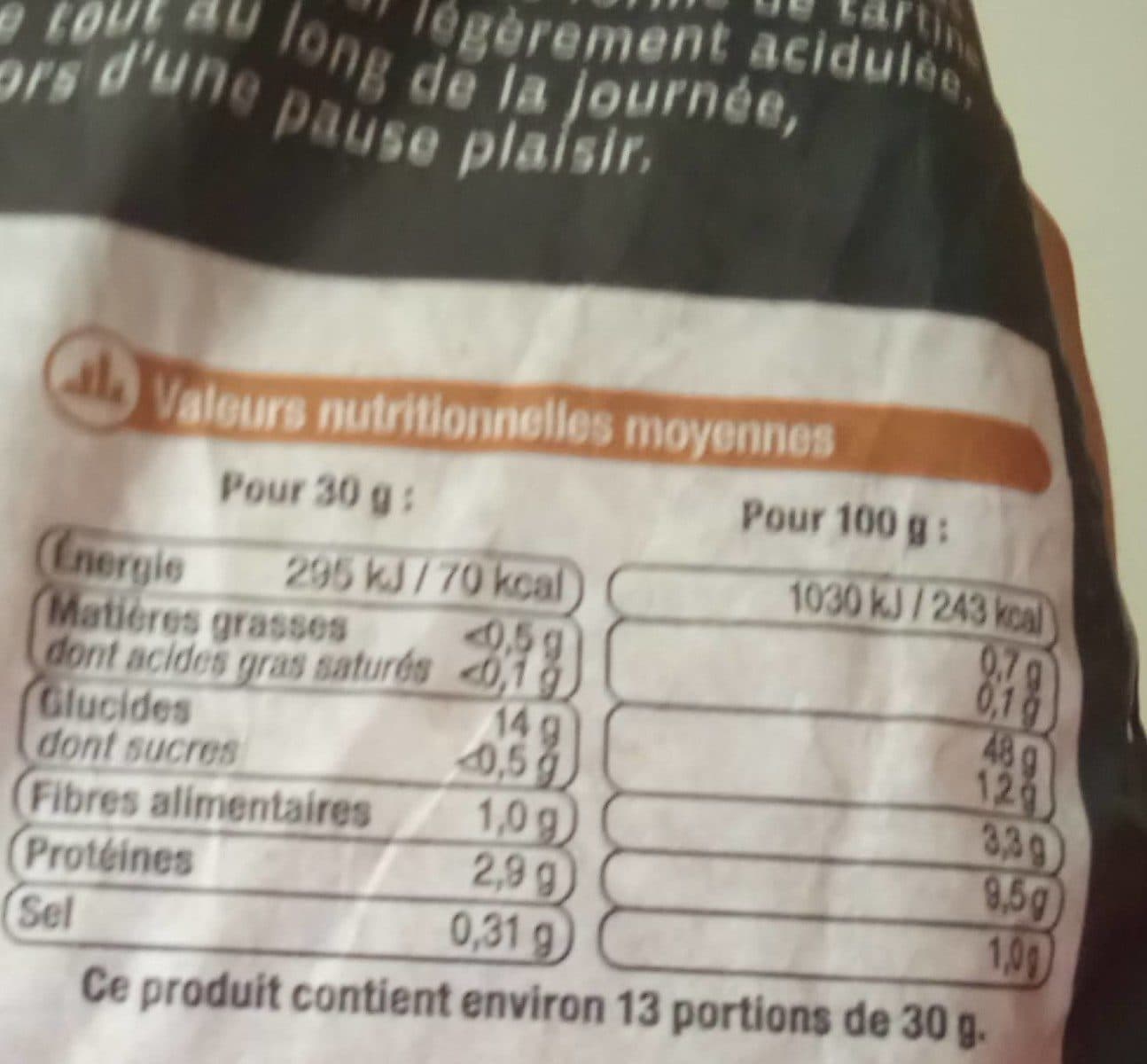 Open Food Facts Pain batard campagne packshot