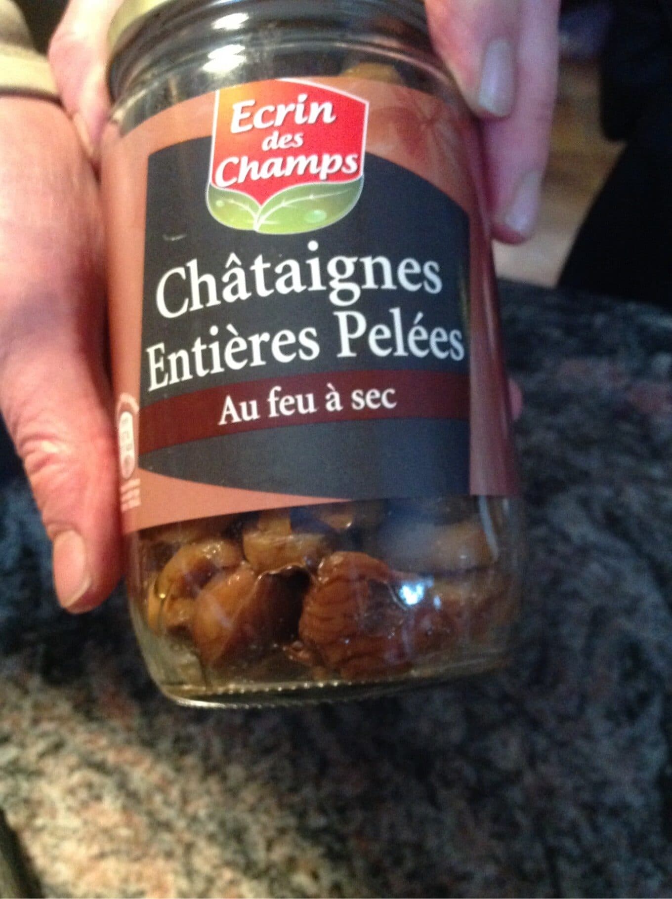 Ecrin Des Champs Chataignes entieres pelees packshot